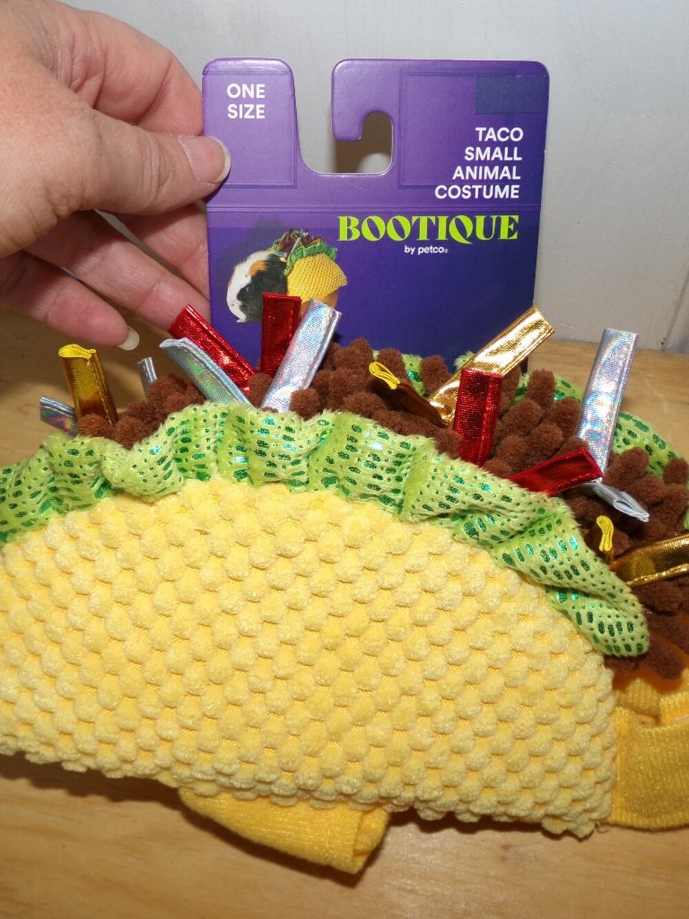 Bootique by Petco NWT Taco Small Animal Costume OS
